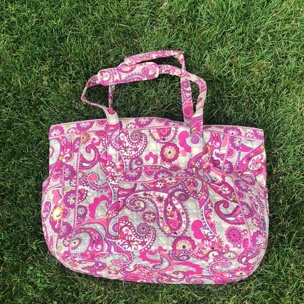 Vera Bradley Pink Paisley Travel Bag